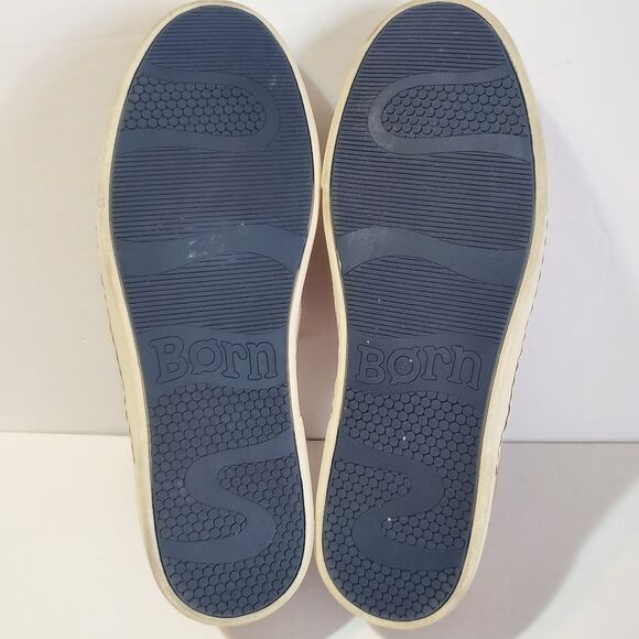 Born Mens Leather Baum Sneakers Size 13 Neutral - Picture 11 of 13